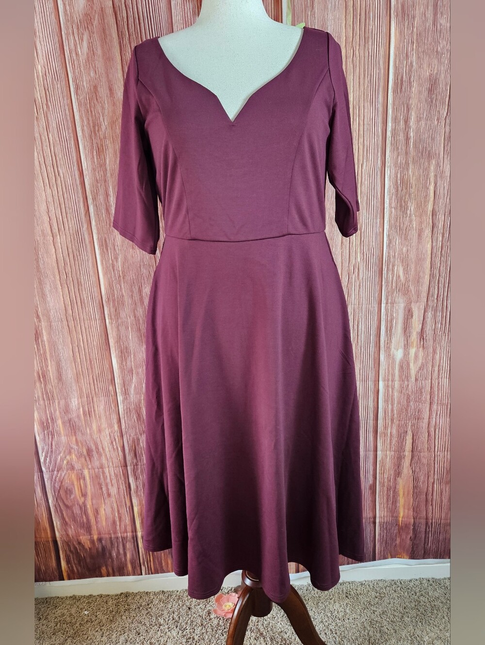 NWT City Chic Cute Girl Fit And Flare Midi Dress Plus Size 14W